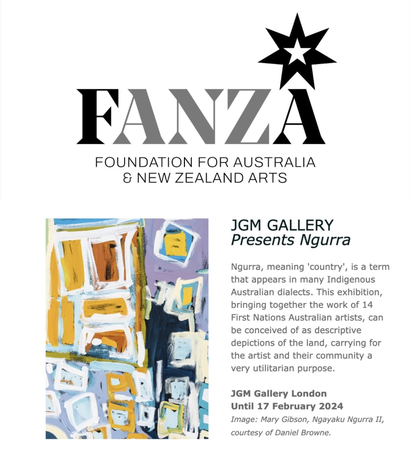 FANZA , JGM Gallery presents 'Ngurra'