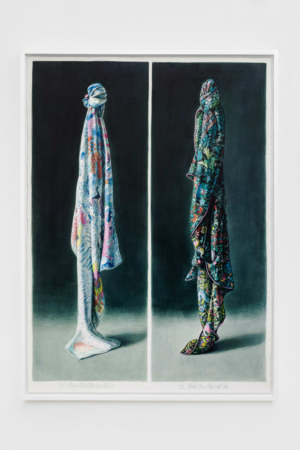 Alina Kunitsyna, I wanna Be a Plant with Fantasy, I Wanna Be a Plant with You. , 2022, Ink on Paper, 105 x 76 cm, 41 3/8 x 29 7/8 in, courtesy of the artist