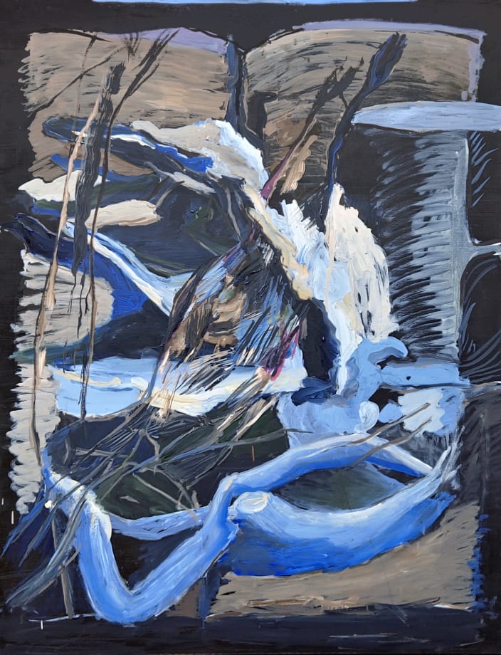 Talar Aghbashian, Consider This, 2023, Oil on Canvas, 122 x 92 cm, 48 x 36 1/4 in, (TA.CT.23)