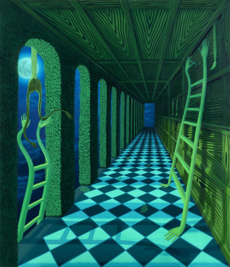 Katia Lifshin, Hallway, 2024, 112 x 130 cm, 44 1/8 x 51 1/8 in, (KL003), Photo by Elad Sarig