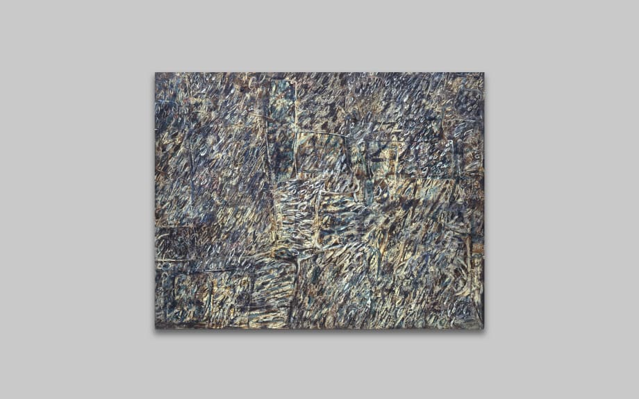 Sans Titre (palimpseste organique), 1959, cm 81x100cm, olio su tela