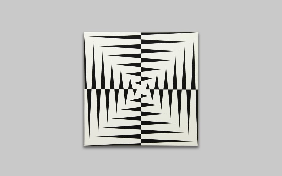 N.208 A, 1974, legno verniciato, cm 56x56x9,5