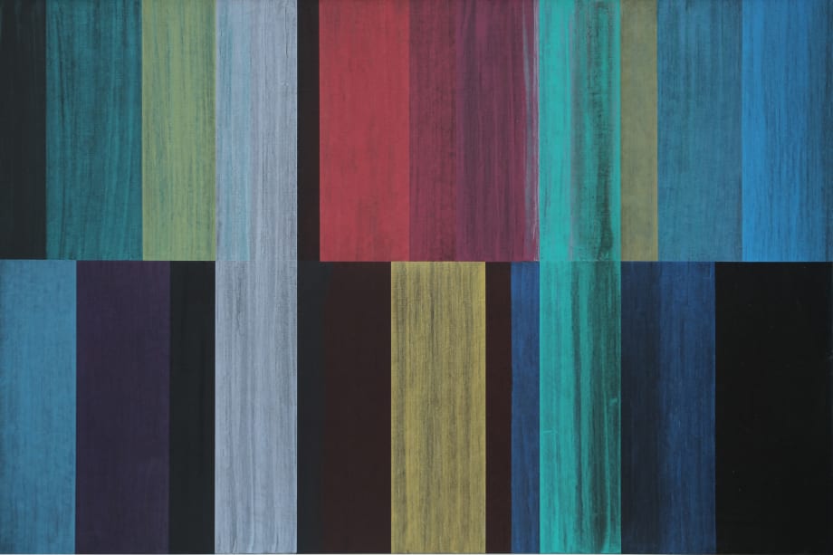 Belverde, 1994 acrilici su tela cm 83x123.