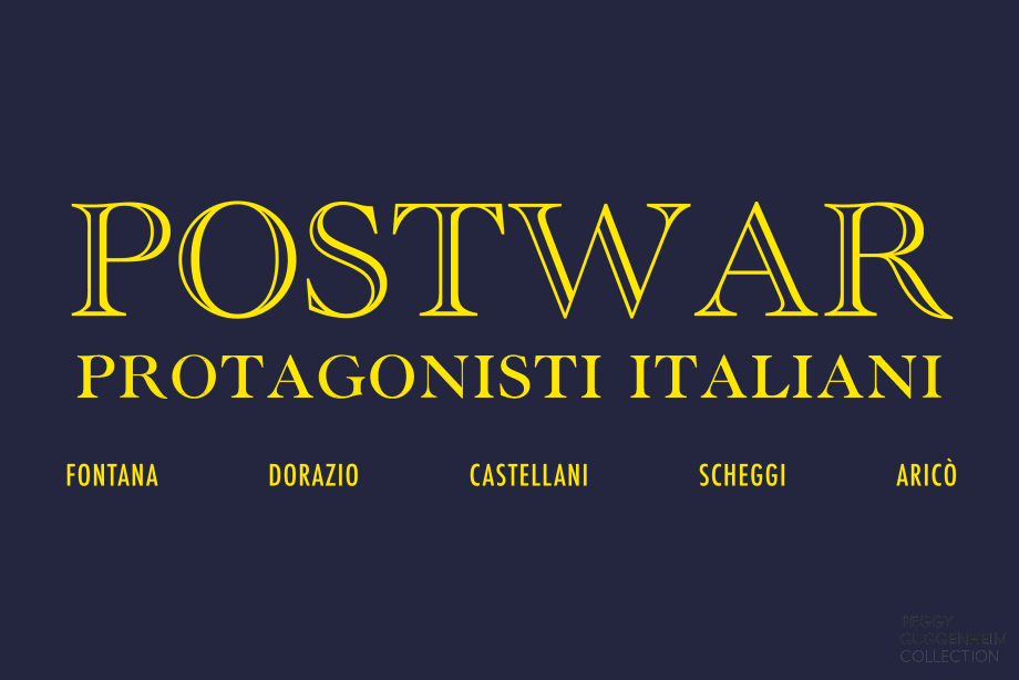 Postwar-Protagonisti Italiani