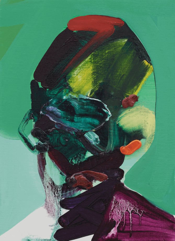 Yukimasa Ida, End of today - 11/21/2021 Self Portrait, 2021. Courtesy of the artist and Mariane Ibrahim.