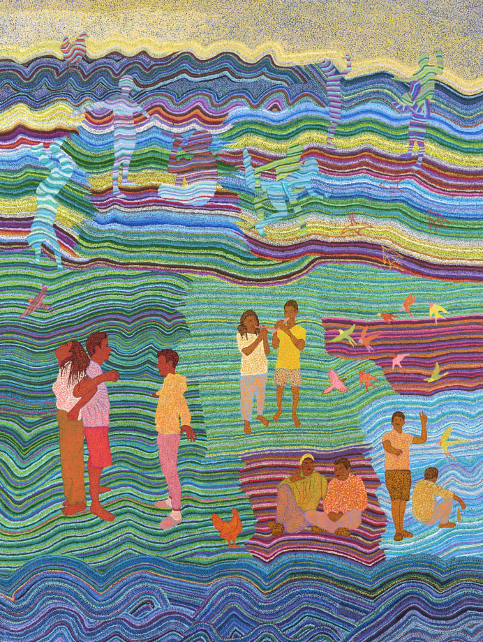 Slimen Elkamel, Nature lives within us, music flows within us, 2025. Courtesy of the artist and Mariane Ibrahim.