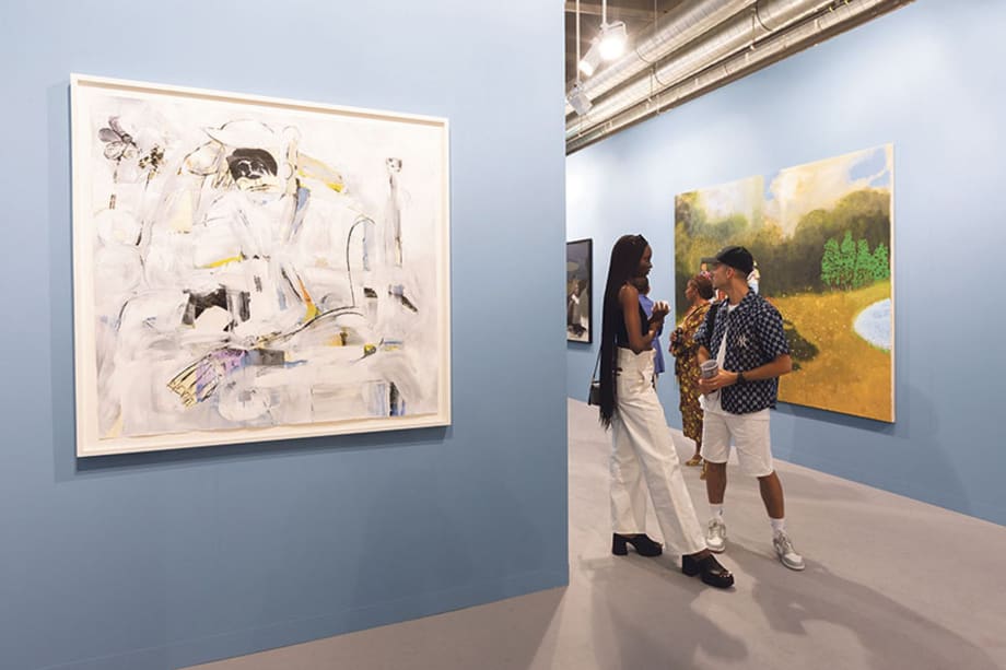 Mariane Ibrahim booth at Art Basel. Photo: David Owens.