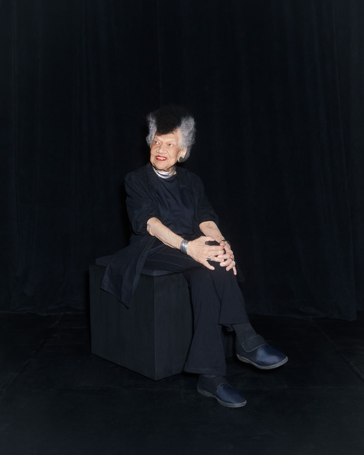 Lorraine O’Grady, New York, April 23, 2019. Photo: Gonzalo Marroquin/Patrick McMullan/Getty Images.