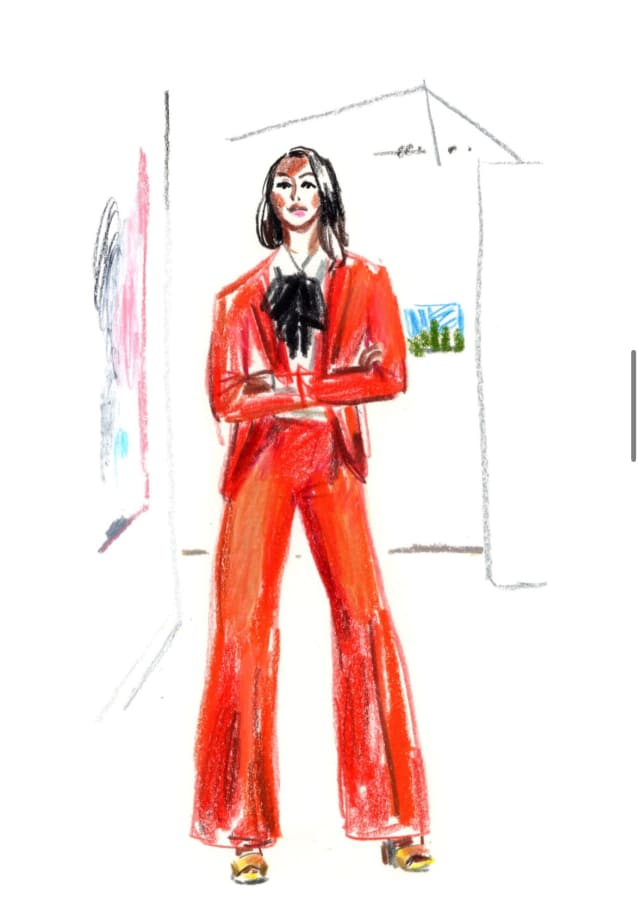 Mariane Ibrahim, gallerist. Illustration by Damien Florébert Cuypers for Art Basel.