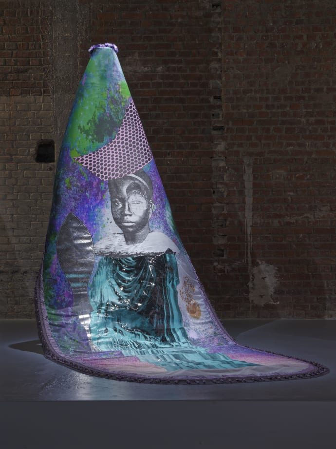 Installation View of Somewhere in the Night, the People Dance, 2025. Courtesy of the artist and Mariane Ibrahim