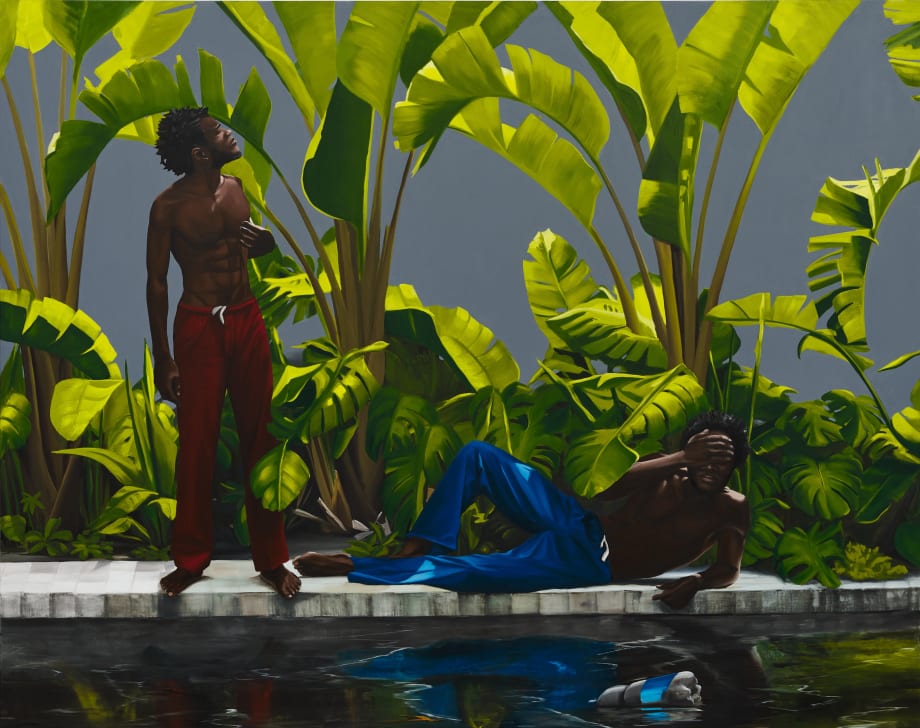Peter Uka, Alone and I, 2023. Photo Fabrice Gousset. Courtesy of the artist and Mariane Ibrahim