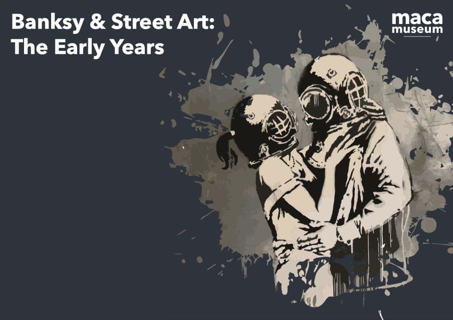 Banksy 'The Early Years' at MACA Museum in Copenhagen. EuroNews.