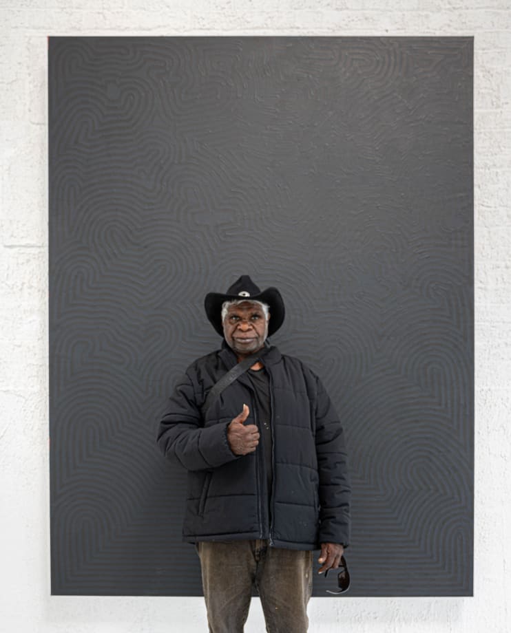 Portrait of Aubrey Tjangala, MAGMA Galleries, May 2025