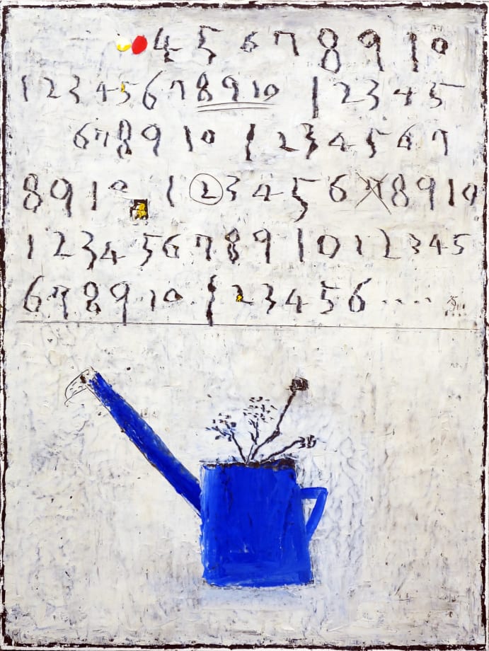 Untitled | 2015 | Oil and mixed media on canvas | 61 x 46 x 3 cm (24 x 18 x 1 in)