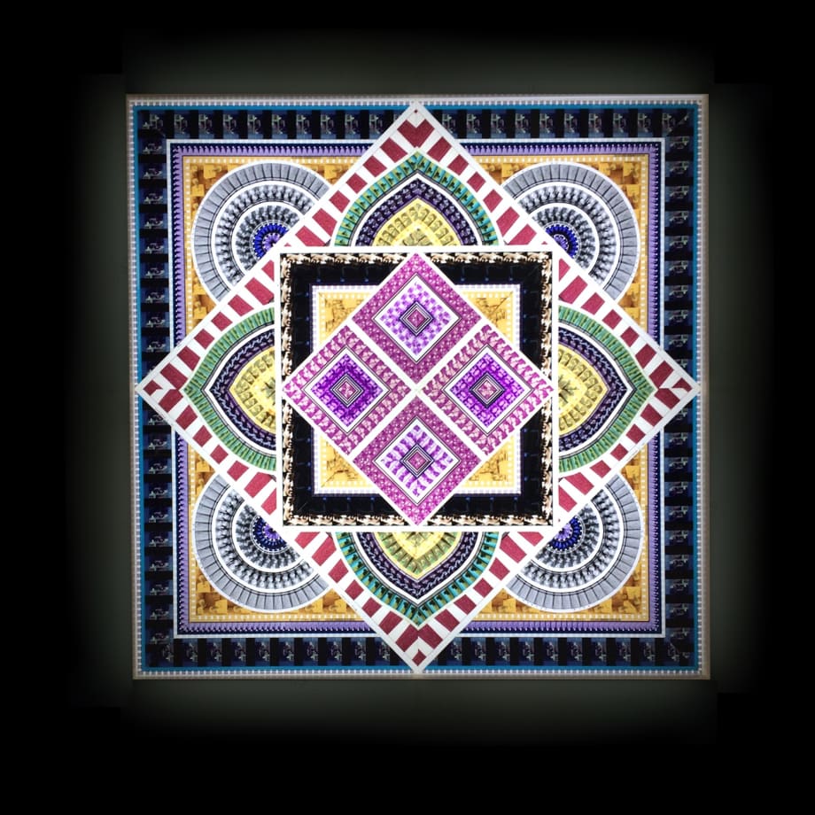 Hidden Emotion V | 2016 | Movie Film, Acrylic, LED | 45 x 45 x 8 cm (17.5 x 17.5 x 3 in)