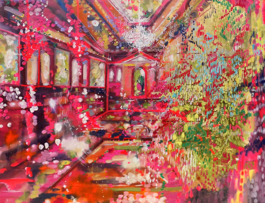 Palazzo Ducale | 2018 | Oil and gold leaf on canvas | 120 x 140 cm