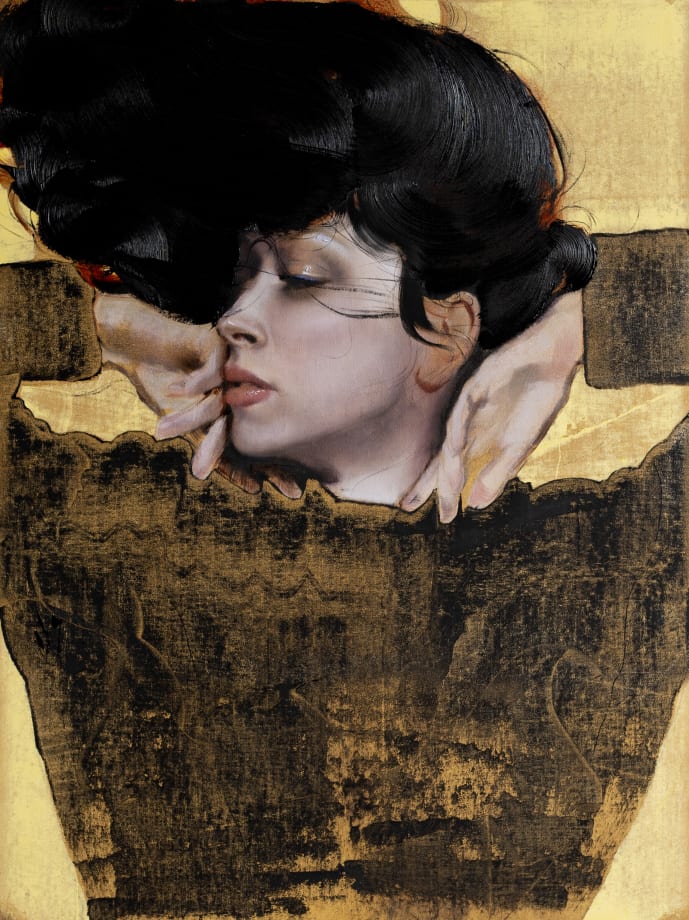 J Louis | Untitled 1 | 2020 | Oil on cradled linen | 102 x 76 cm