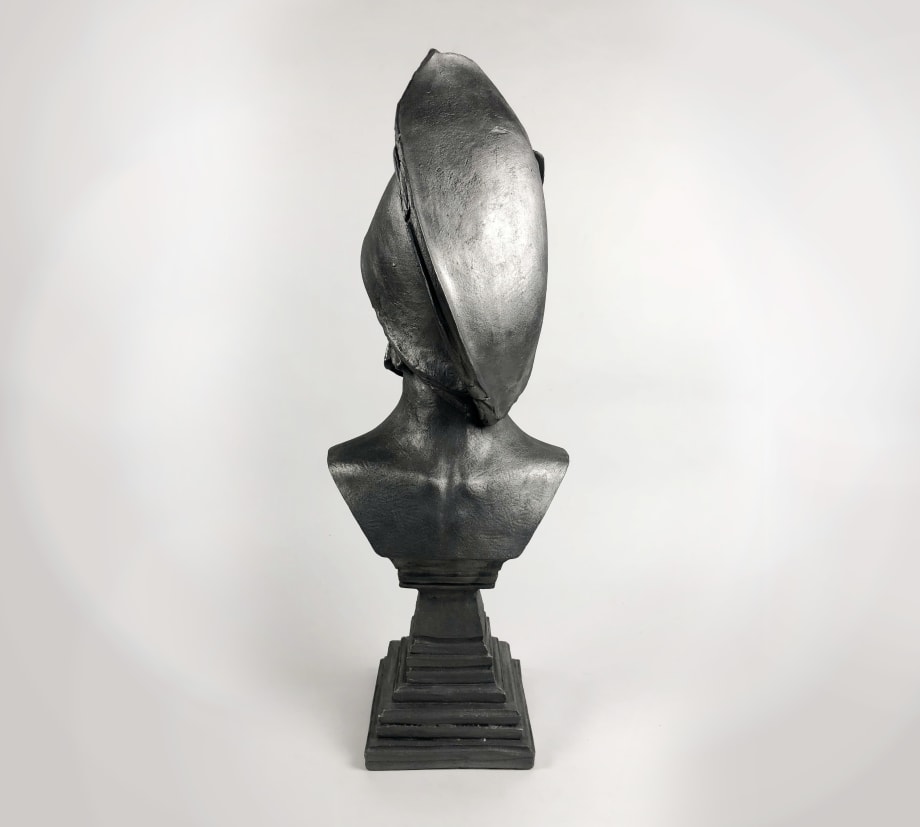 Philosopher No. 4 | 2020 | Ceramic, steel, resin, graphite, aluminium | 81 x 31 x 28 cm