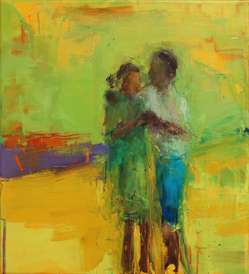Henry Jabbour | We're Both Of Us III | 2020 | Oil on linen | 50.5 x 46 cm