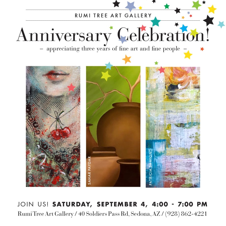 ANNIVERSARY CELEBRATION!, —Appreciating three years of fine art and fine people—(featuring Anthony Mazzella)