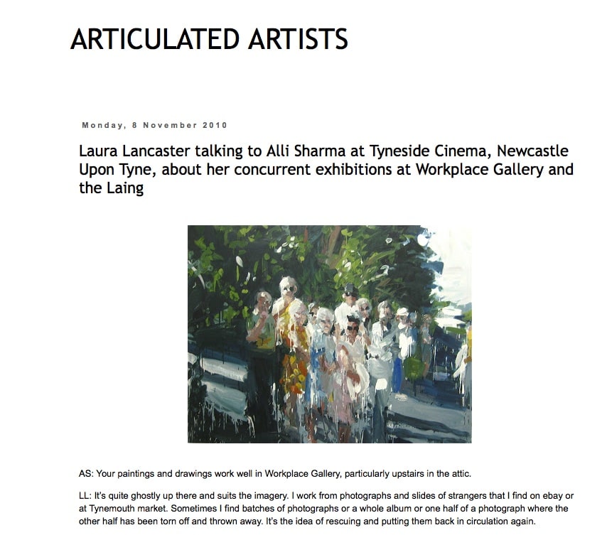 Articulated Artists: Laura Lancaster
