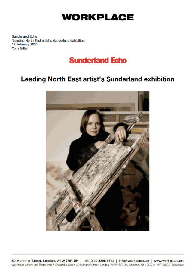 Leading North East artist’s Sunderland exhibition