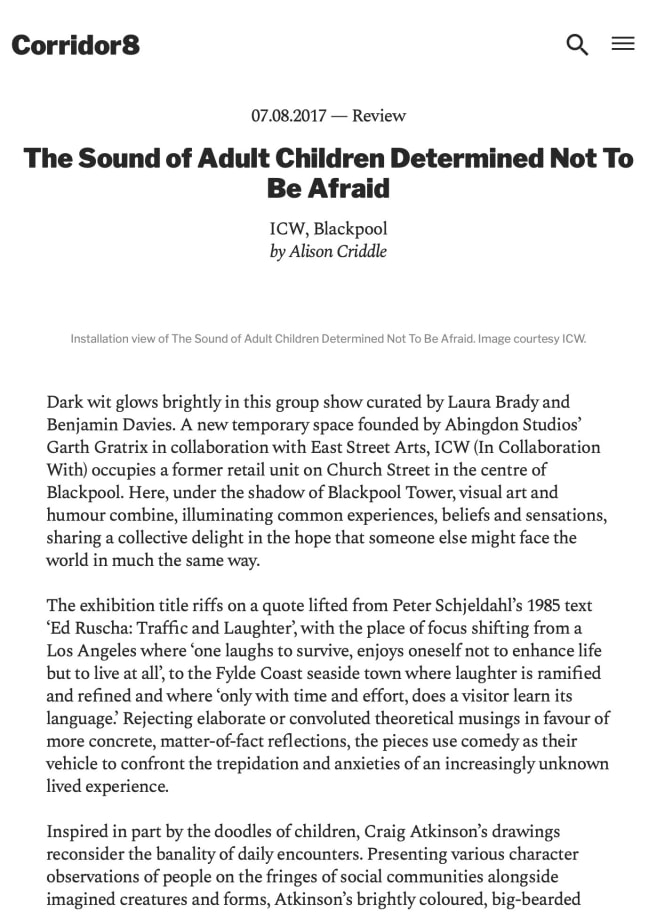 Review: The Sound of Adult Children Determined Not To be Afraid