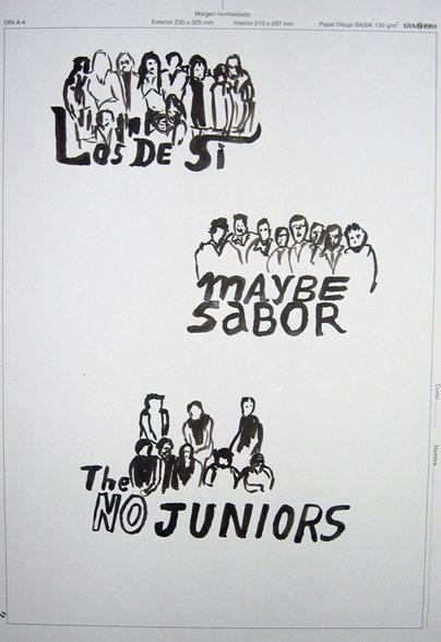 Verdult, Dick (The No Juniors), 2008 Drawing. Ink, gouache and pencil on paper 23 cm x 32,5 cm (AG.DV.08.5438)