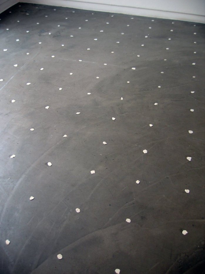Wilfredo Prieto Smart Gum, 2008 chewing gum, tiled floor measurements variable (AG.WP.08.5149)
