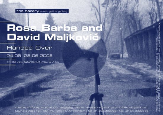 Rosa Barba and David Maljkovic