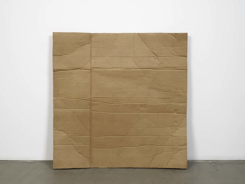 still.life. (cardboard leaning on the wall), 2009
