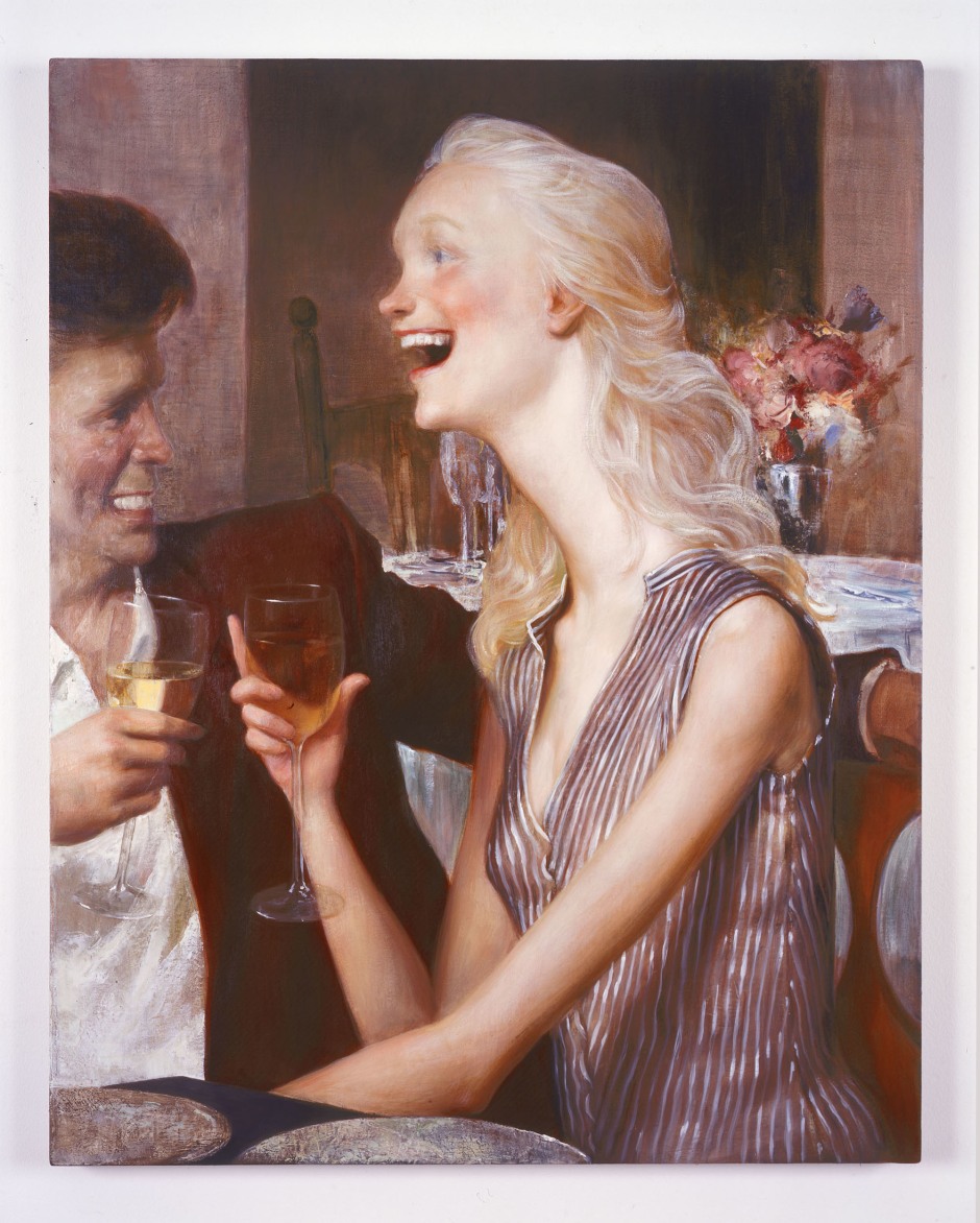 Park City Grill, 2000  oil on canvas  96.52 x 76.2 cm 38 x 30 in.