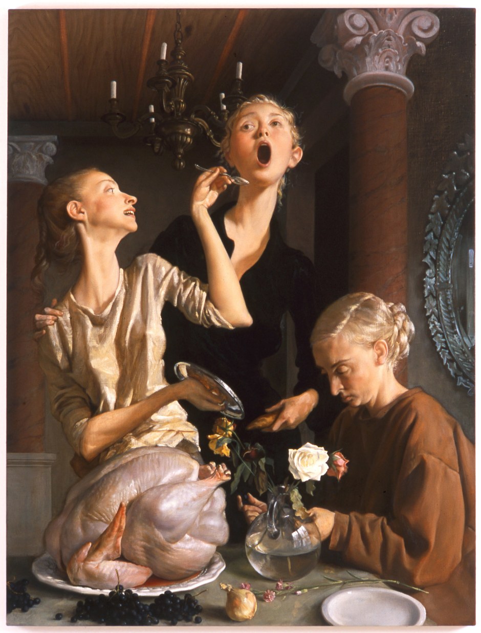 Thanksgiving, 2003  oil on canvas  172.72 x 132.08 cm 68 x 52 in.