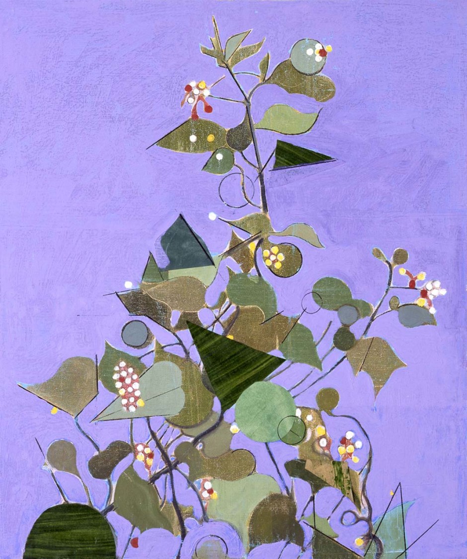 Flowers with Purple Background, 2010