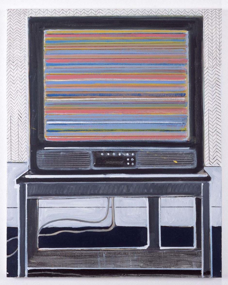 Television with Herringbone Wallpaper, 2010