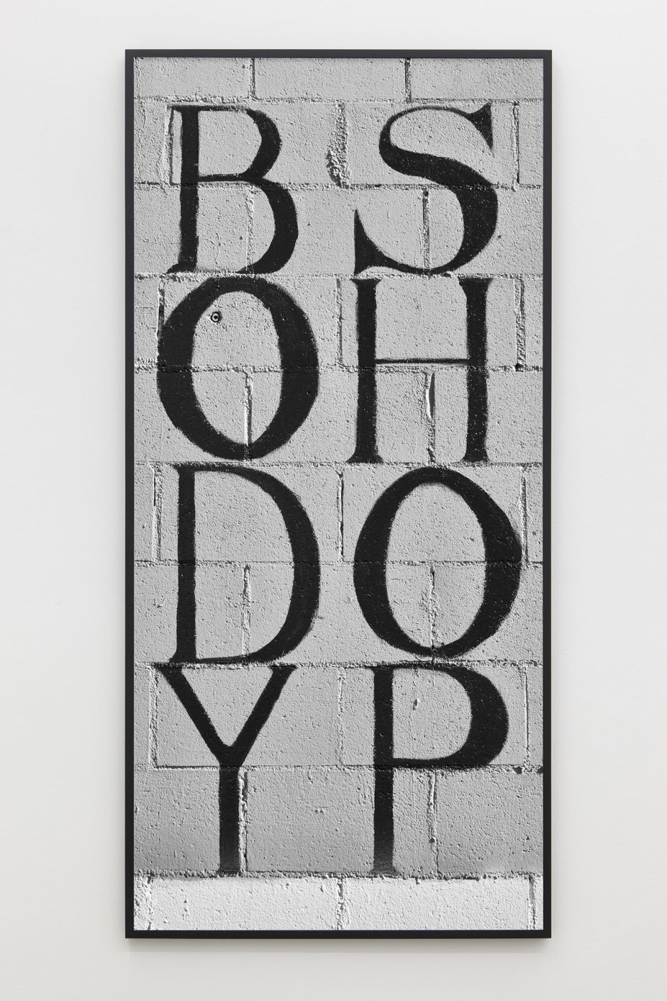 The Body Shop, 2014  archival pigment print  206.2 x 97.0 x 5.5 cm 81 1/8 x 38 3/16 x 2 1/8 in.