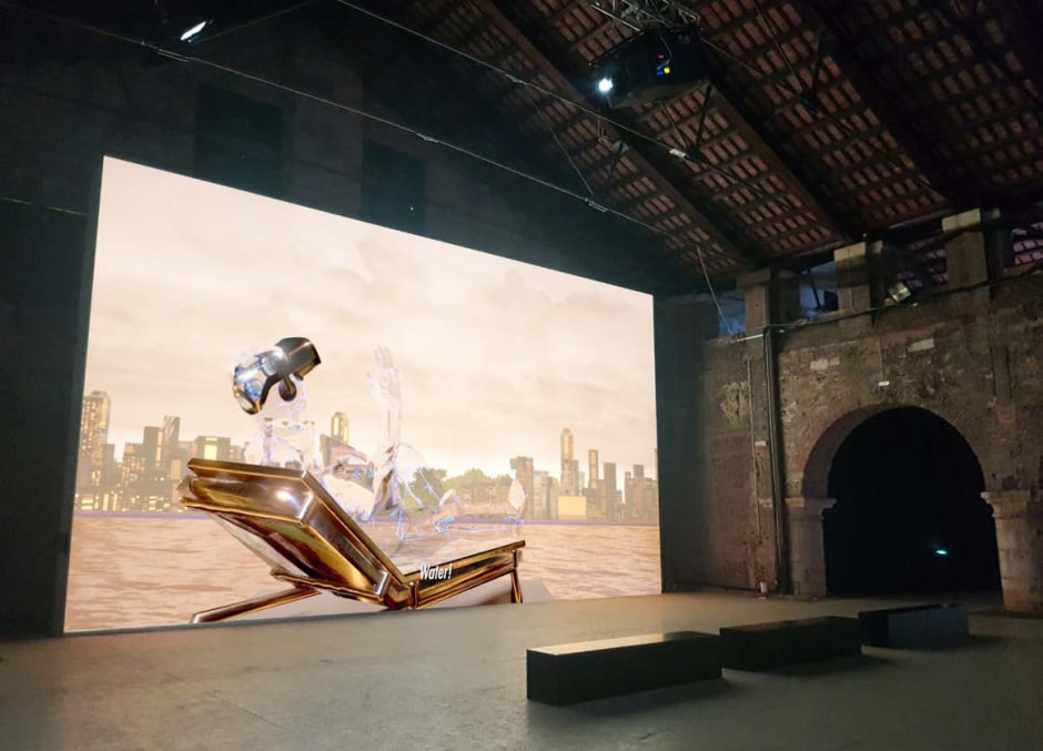 Installation view, Geomancer, Hyperpavilion, Arsenale Nord, Venice Biennale, 13 May – 31 October 2017