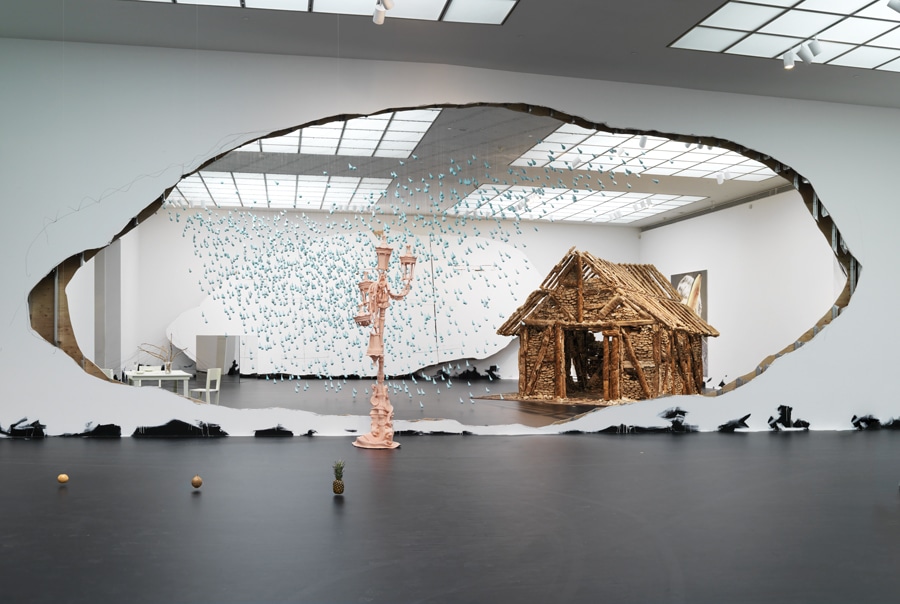 Installation view, "Urs Fischer", Museum of Modern Art, Los Angeles, 21 Apr - 19 Aug 2013.  Photo: Brian Forrest, courtesy of The Museum of Contemporary Art, Los Angeles