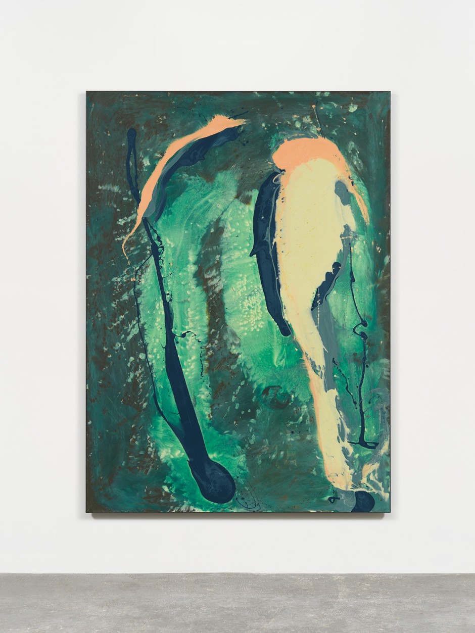 Green Painting 2018 Cast urethane resin, fiberglass, epoxy 84 x 60 in