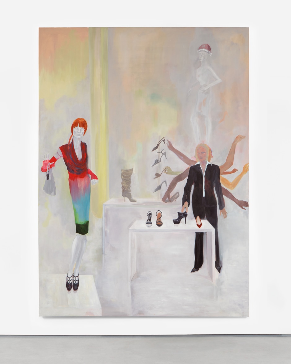 Sever My Arms, Decorate My Heart, 2022 signed and dated on verso oil on canvas 300 x 220 x 3 cm / 118 ⅛ x 86 ⅝ x 1 ⅛ in