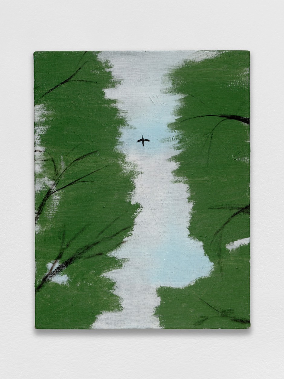 Yu Nishimura  A Bird Over Sky, 2020  227.3 x 162cm  © Yu Nishimura. Courtesy of the Artist and Crèvecœur, Paris.