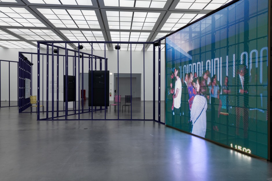Installation view, Martine Syms, She Mad: Season One, MCA Museum of Art, Chicago, Chicago, 2 July 2022 - 12 February 2023  © Martine Syms. Courtest the Artist and Sadie Coles HQ, London.  Photo: Nathan Keay / MCA Museum of Art, Chicago.