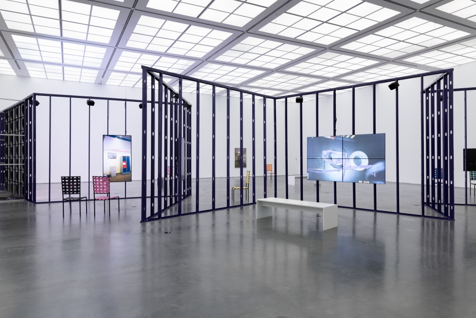 Installation view, Martine Syms, She Mad: Season One, MCA Museum of Art, Chicago, Chicago, 2 July 2022 - 12 February 2023  © Martine Syms. Courtest the Artist and Sadie Coles HQ, London.  Photo: Nathan Keay / MCA Museum of Art, Chicago.