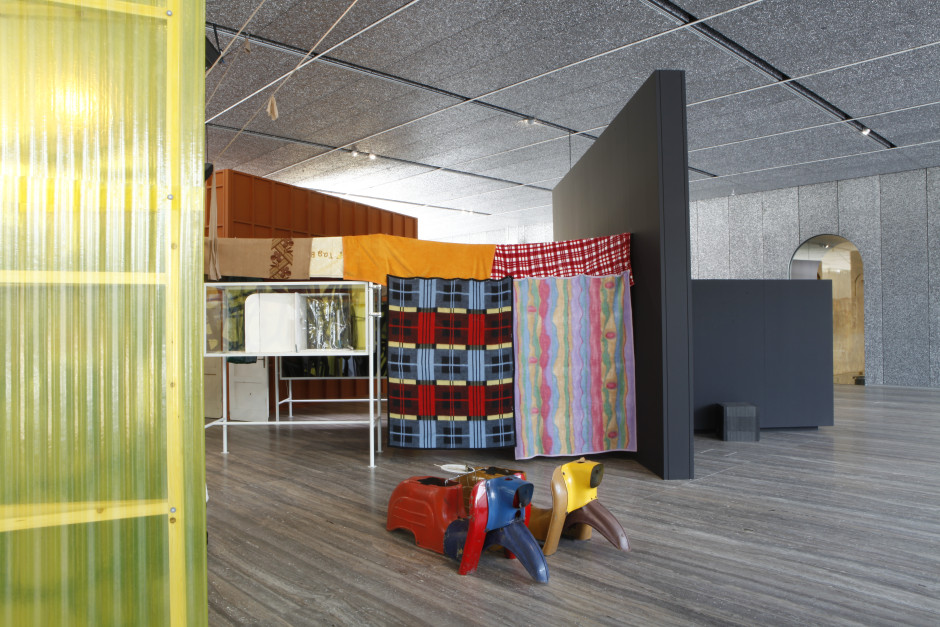Installation view, John Bock, The Next Quasi-Complex, Fondazione Prada, Milan, 18 July – 24 September 2018  © John Bock. Courtesy Fondazione Prada, Milan and Sadie Coles HQ, London  Photography: Jacopo Adalberto Farina