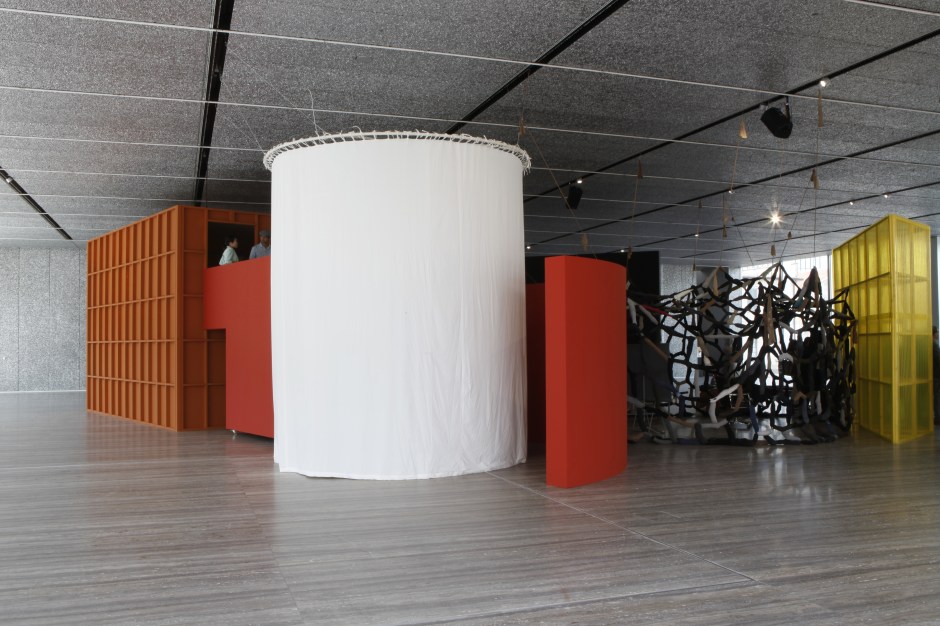 Installation view, John Bock, The Next Quasi-Complex, Fondazione Prada, Milan, 18 July – 24 September 2018  © John Bock. Courtesy Fondazione Prada, Milan and Sadie Coles HQ, London  Photography: Jacopo Adalberto Farina