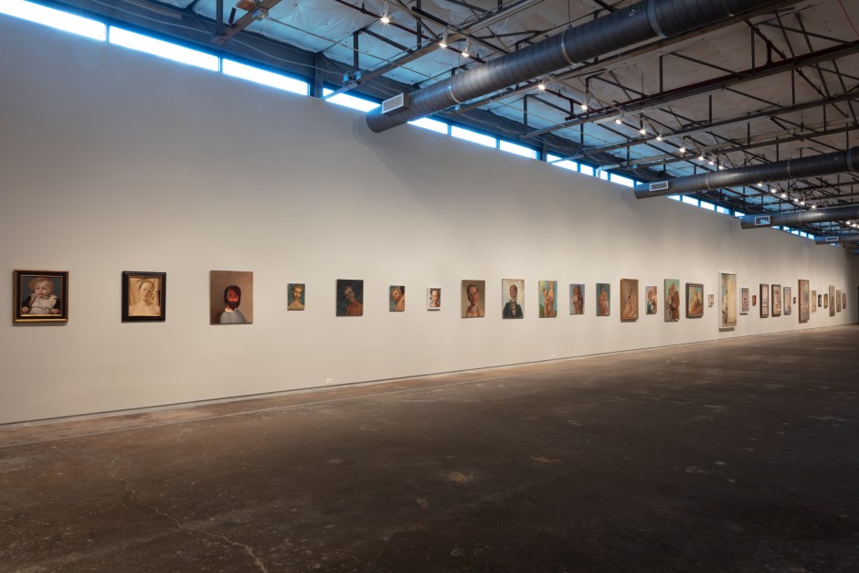 Installation view, John Currin, My Life as a Man, Dallas Contemporary, Dallas TX, 15 September - 22 December 2019  © John Currin. Courtesy the Artist and Sadie Coles HQ, London.  Photo: Kevin Todora