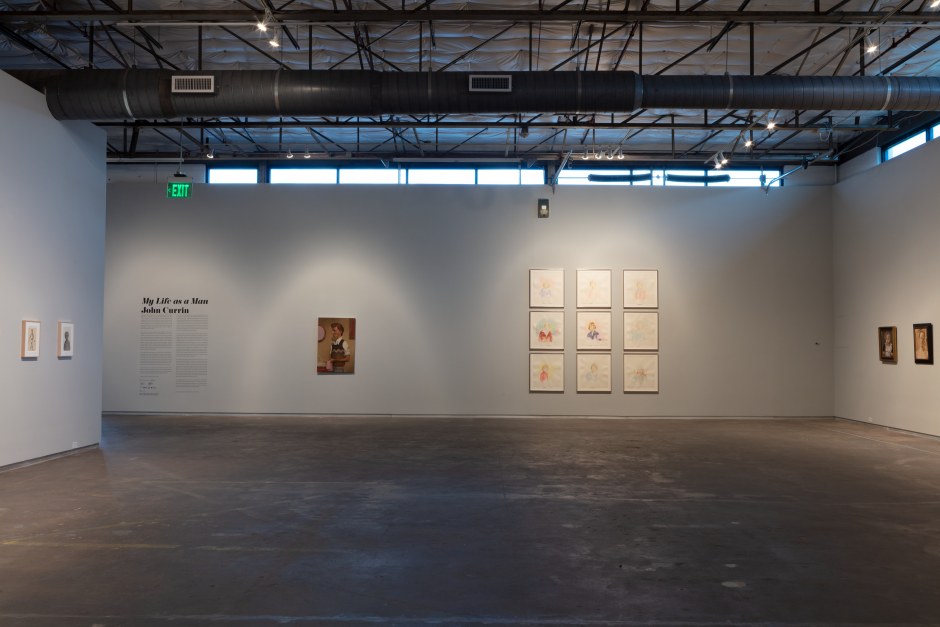 Installation view, John Currin, My Life as a Man, Dallas Contemporary, Dallas TX, 15 September - 22 December 2019  © John Currin. Courtesy the Artist and Sadie Coles HQ, London.  Photo: Kevin Todora