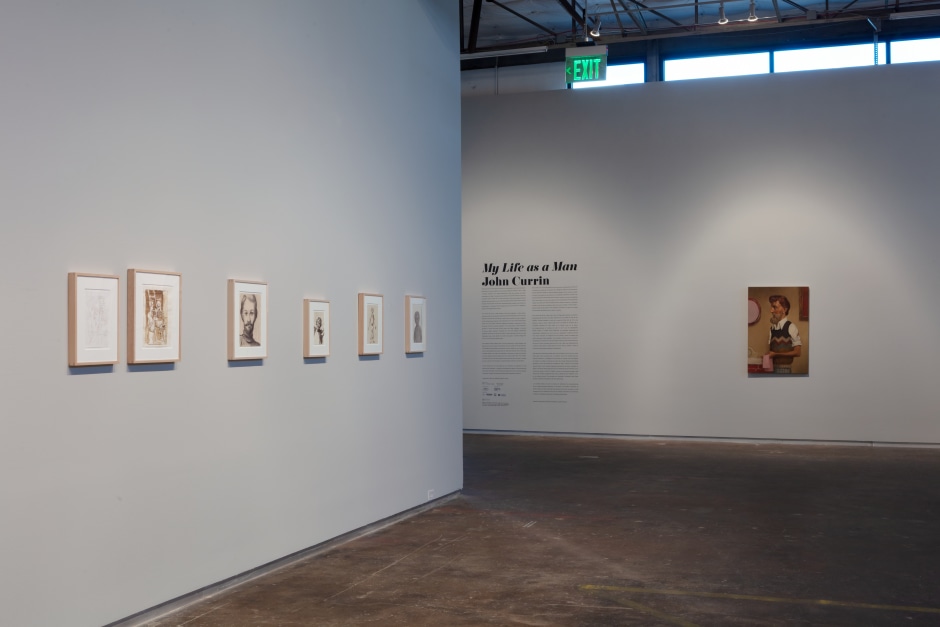 Installation view, John Currin, My Life as a Man, Dallas Contemporary, Dallas TX, 15 September - 22 December 2019  © John Currin. Courtesy the Artist and Sadie Coles HQ, London.  Photo: Kevin Todora