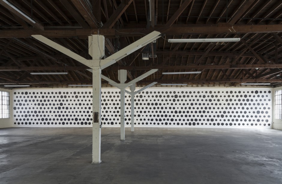 Installation view, 590 Dots, 365 Mission, Los Angeles, 20 Sept - 18 October 2014  © Jonathan Horowitz. Courtesy of the Artist.