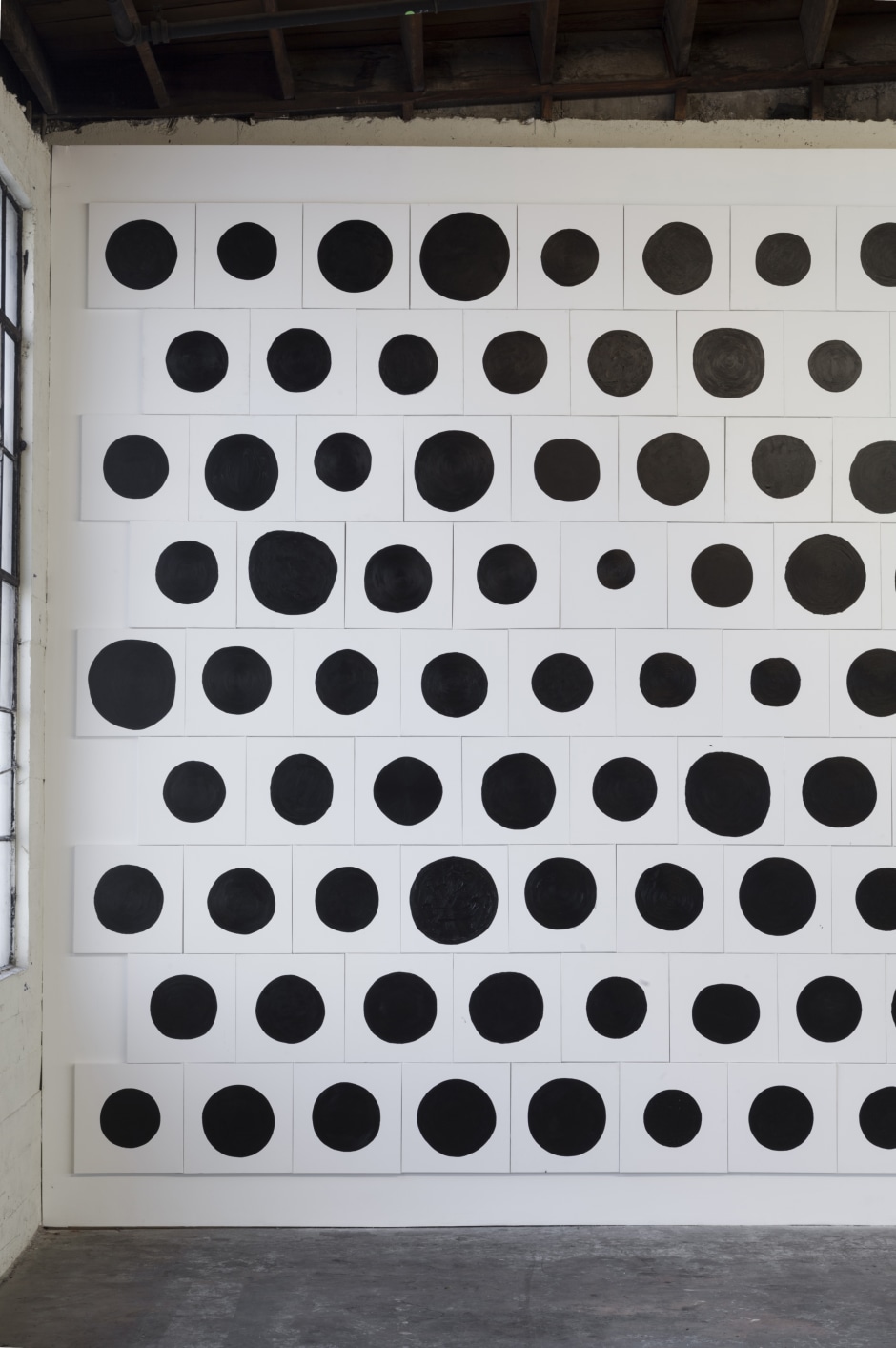 Installation view, 590 Dots, 365 Mission, Los Angeles, 20 Sept - 18 October 2014  © Jonathan Horowitz. Courtesy of the Artist.